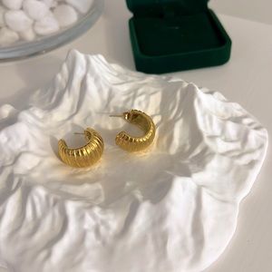 Charlotte Bold Hoops Earrings